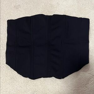 Good American Scuba Black Corset Top Size 4/XL